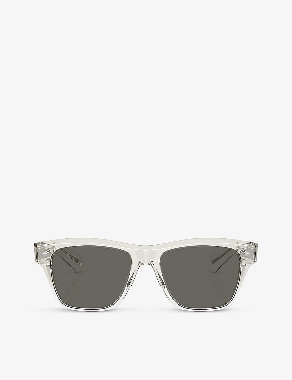 Oliver Peoples Womens Grey Ov5522su Oliver Sixties Sun Polarised Pillow-frame Acetate Sunglasses