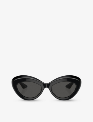 Shop Oliver Peoples Women's Black Ov5523su 1968c Square-frame Acetate Sunglasses