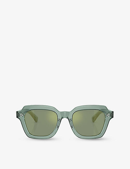 OLIVER PEOPLES: OV5526SU Kienna square-frame acetate sunglasses