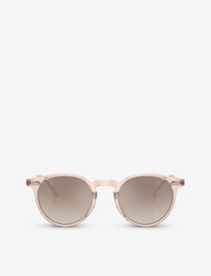 Oliver Peoples Womens Pink Ov5529su N.02 Sun Phantos-frame Acetate Sunglasses