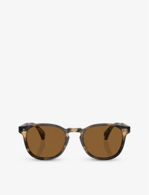 OLIVER PEOPLES: OV5298SU Finley rectangular-frame acetate sunglasses