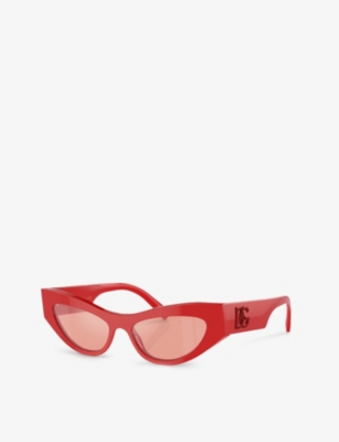 DOLCE & GABBANA: DG4450 cat eye-frame acetate sunglasses