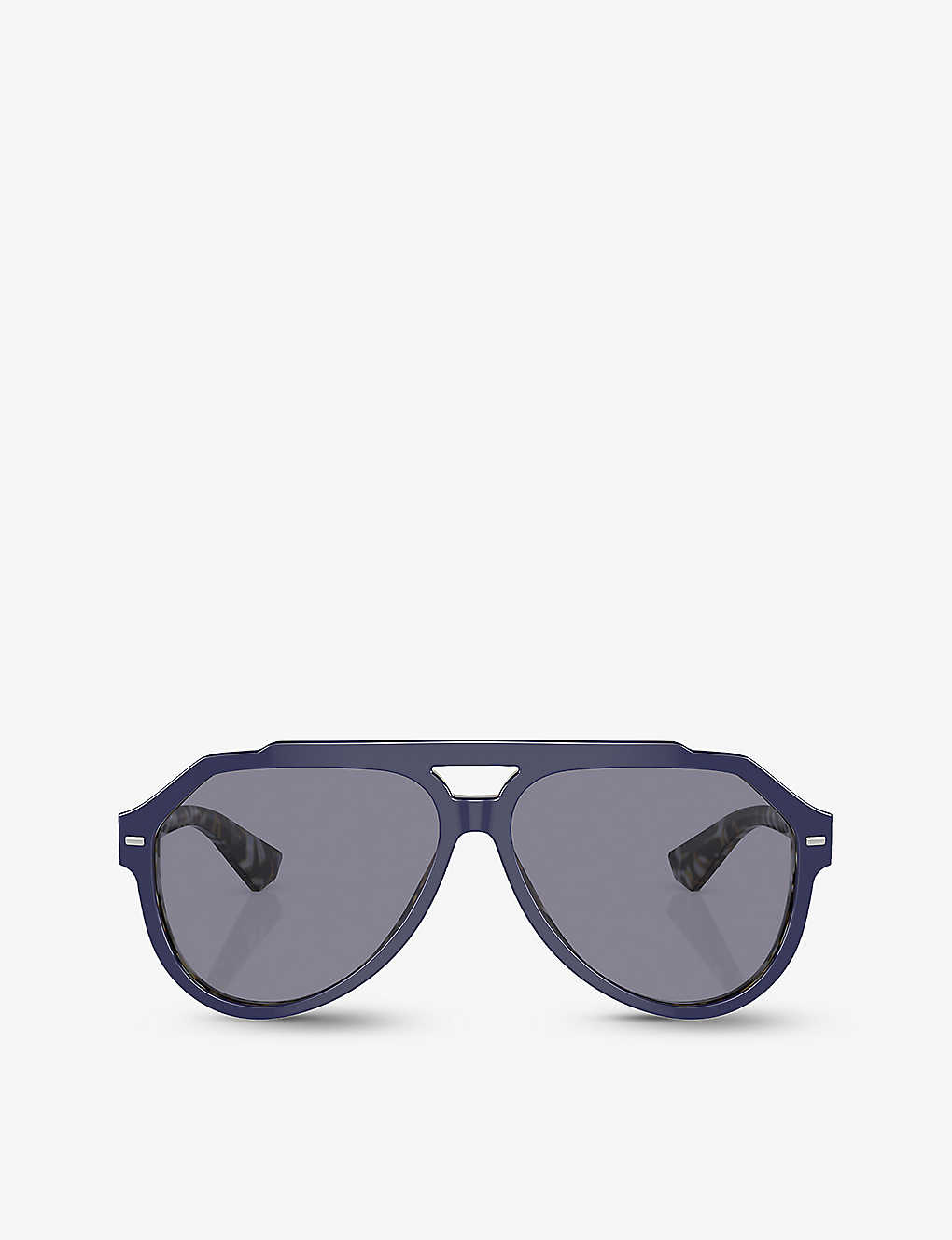 Dolce & Gabbana Dg4452 Aviator Acetate Sunglasses In Blue