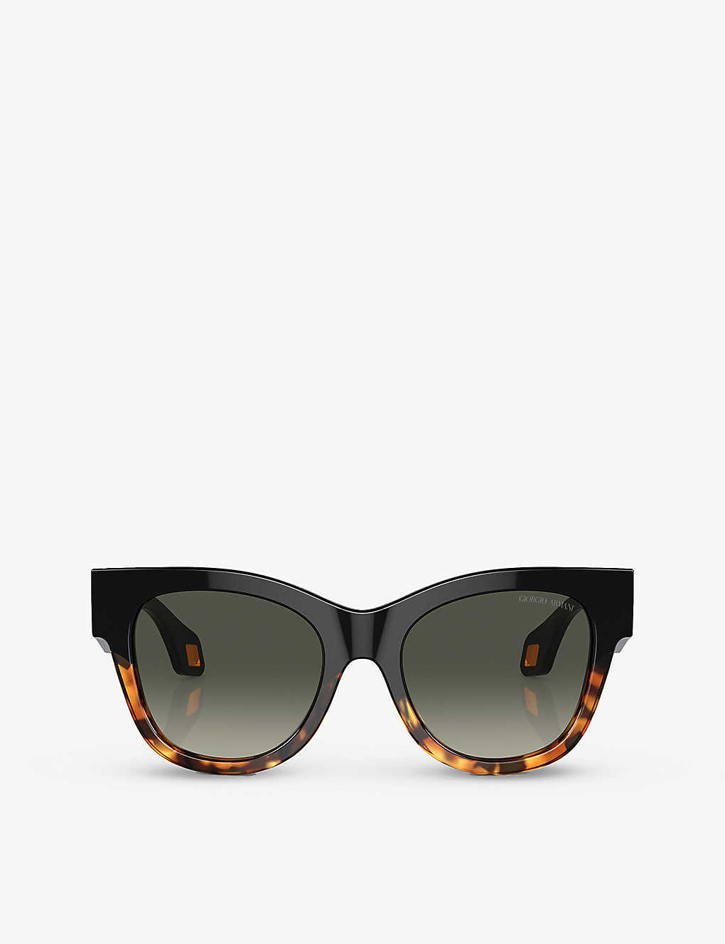 Giorgio Armani Womens Black Ar8195u Square-frame Acetate Sunglasses