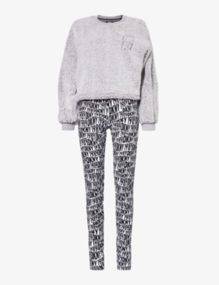 Dkny fleece online pyjamas