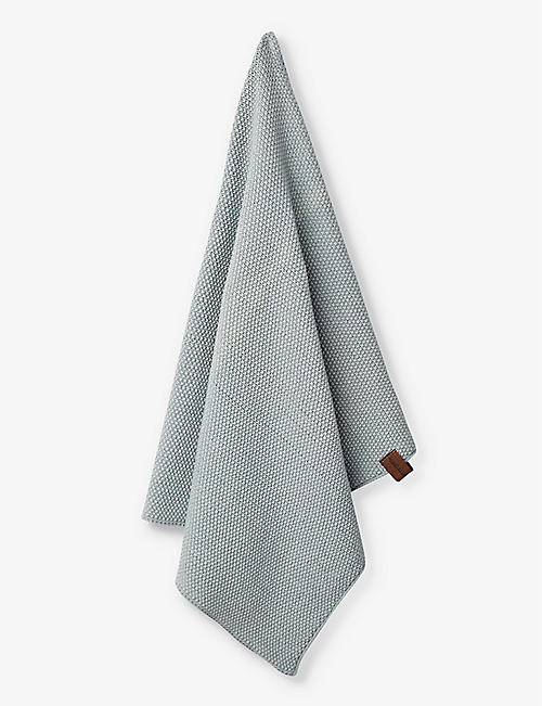 HUMDAKIN: Knitted organic-cotton kitchen towel 70cm x 45cm