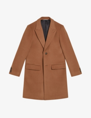 TED BAKER - Wilding single-breasted wool-blend coat