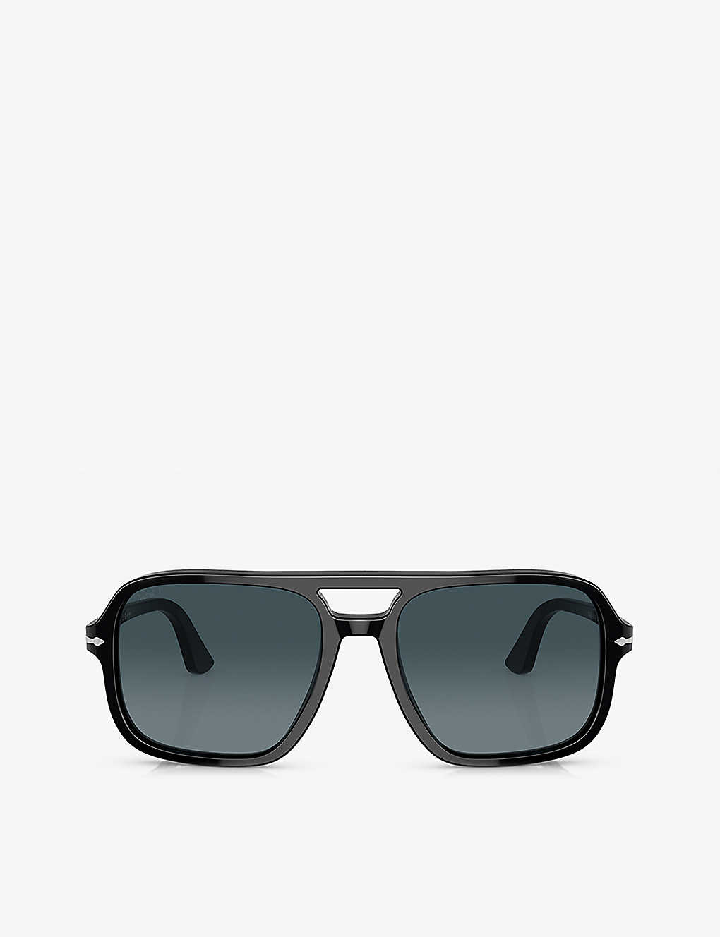 Persol Womens Black Po3328s Pilot-frame Acetate Sunglasses