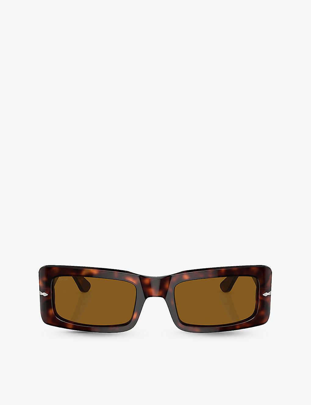 Persol Mens Brown Po3332s Francis Rectangle-frame Acetate Sunglasses