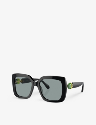 SWAROVSKI: SK6001 square-frame acetate sunglasses