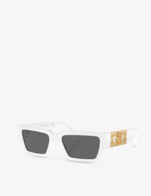 VERSACE: VE4459 rectangular-frame acetate sunglasses