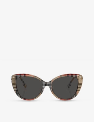BURBERRY: BE4407 cat eye-frame acetate sunglasses