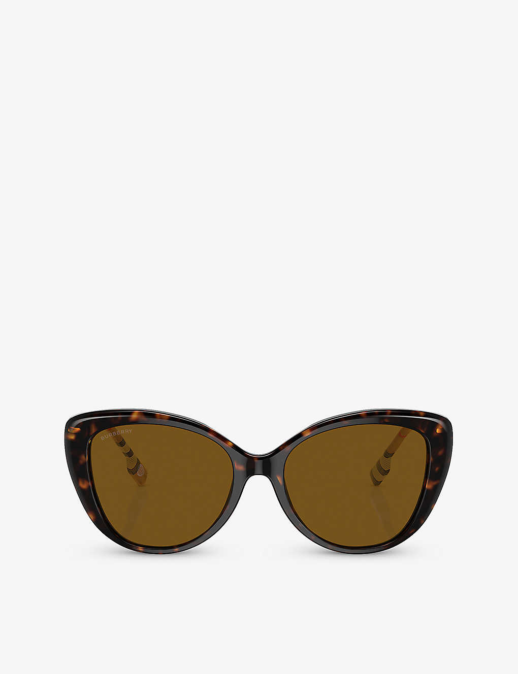 Burberry Womens Brown Be4407 Cat-eye Acetate Sunglasses