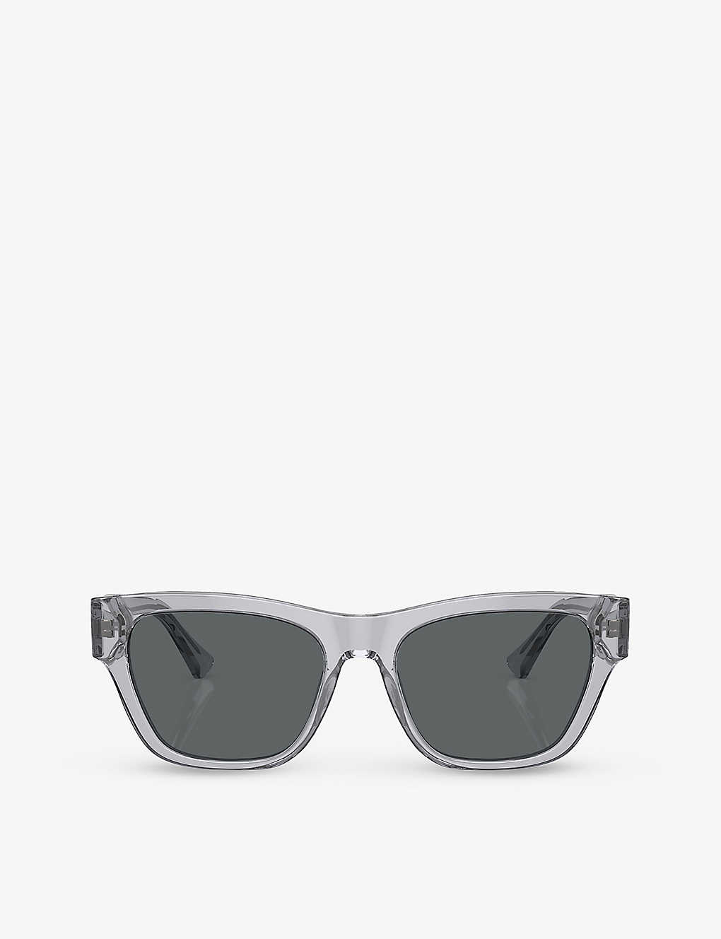 Versace Womens Grey Ve4457 Square-frame Acetate Sunglasses