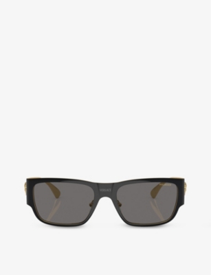 VERSACE: VE2262 square-frame metal sunglasses