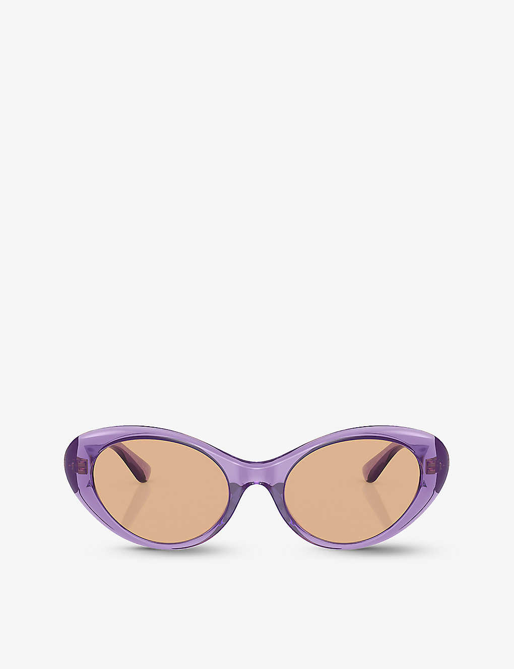 Versace Womens Purple Ve4455u Cat-eye Acetate Sunglasses