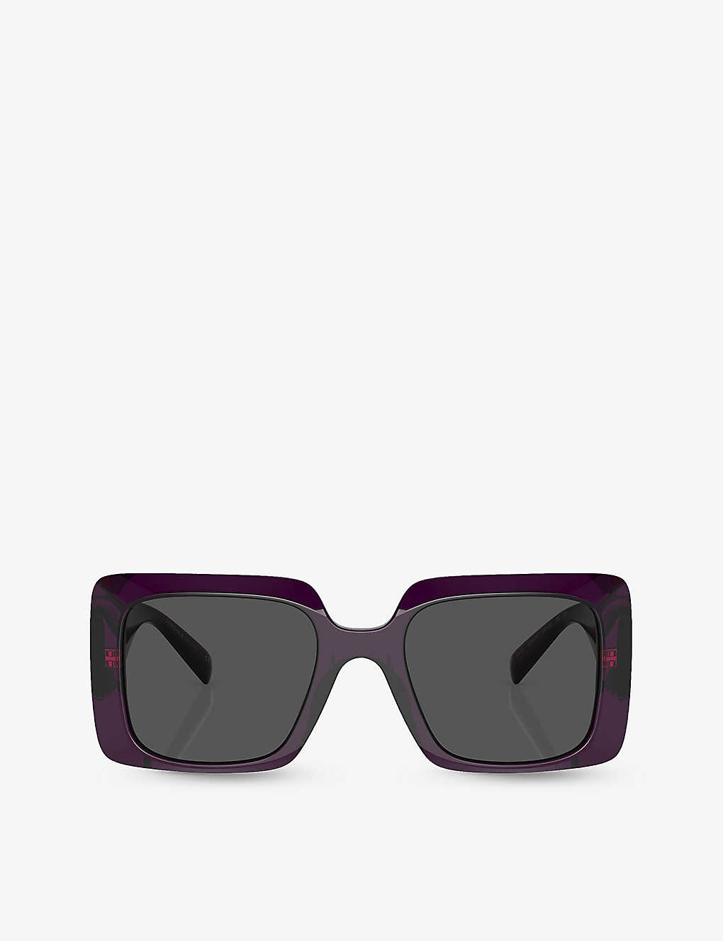 Versace Womens Purple Ve4405 Square-frame Acetate Sunglasses