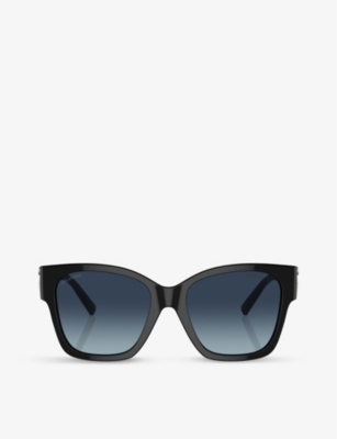 Tiffany & Co Tf4216 Square-frame Acetate Sunglasses In Black