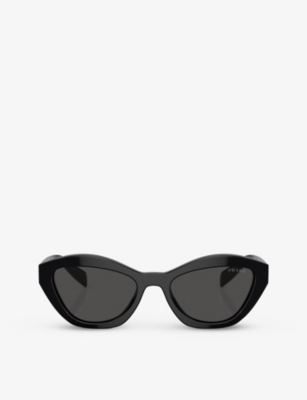 PRADA: PR A02S butterfly-shape acetate sunglasses