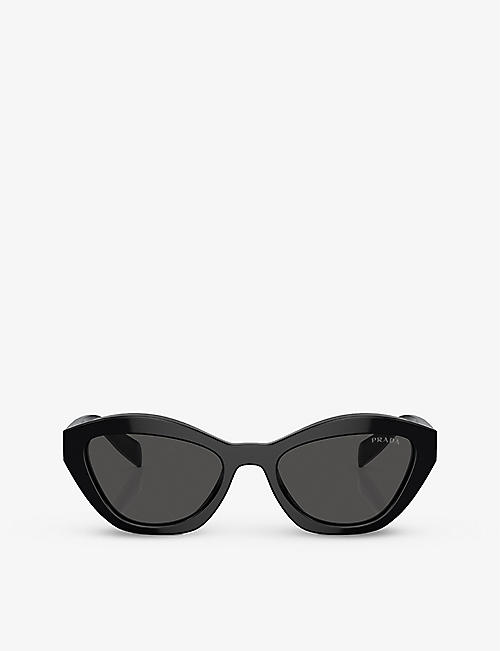 PRADA: PR A02S butterfly-shape acetate sunglasses