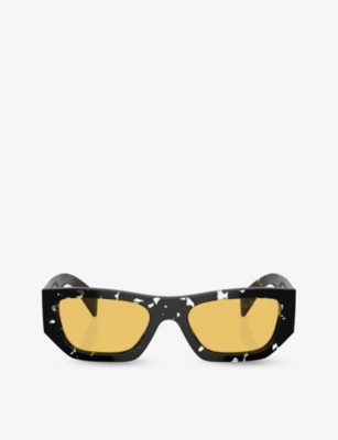 Prada Unisex Sunglasses Pr A01s In Black