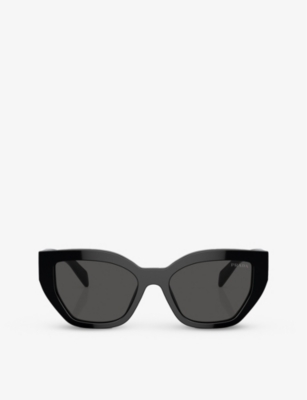 PRADA: PR A09S butterfly-frame acetate sunglasses