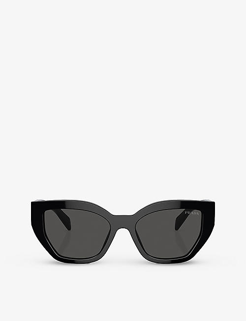 PRADA: PR A09S butterfly-frame acetate sunglasses