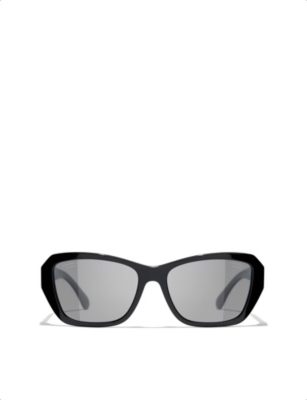 CHANEL: CH5516 butterfly-frame acetate sunglasses