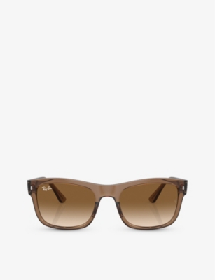 Ray Ban Ray-ban Womens Tan Rb4428 Square-frame Propionate Sunglasses In Tan