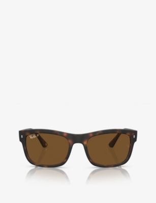 Ray Ban Ray-ban Womens Brown Rb4428 Square-frame Propionate Sunglasses