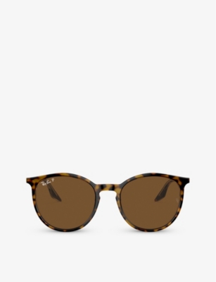 Ray Ban Ray-ban Womens Brown Rb2204 Phantos-frame Acetate Sunglasses