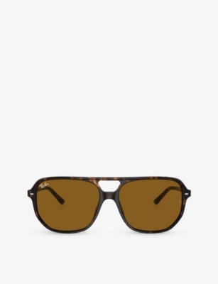 RAY-BAN: RB2205 Bill One irregular-frame acetate sunglasses