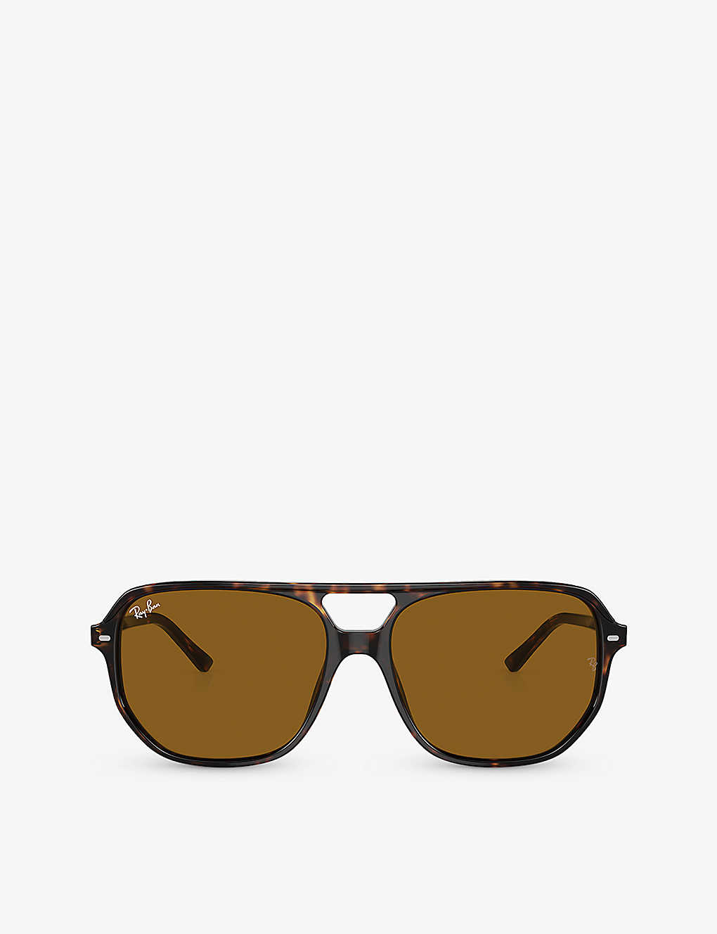 Ray Ban Ray-ban Womens Brown Rb2205 Bill One Irregular-frame Acetate Sunglasses