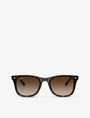 Ray Ban Ray-ban Womens Brown Rb4420 Square-frame Injected Sunglasses