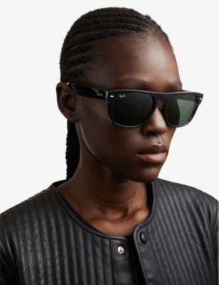 Ray Ban Ray-ban Womens Black Rb4407 Square-frame Injected Sunglasses In Black