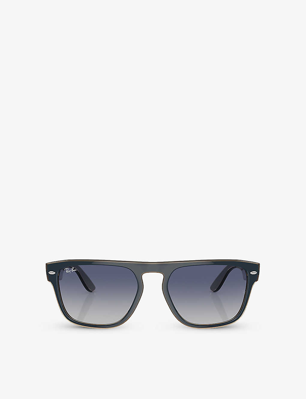 Ray Ban Ray-ban Womens Blue Rb4407 Square-frame Injected Sunglasses
