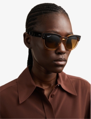 RAY-BAN: RB0298S Mega Hawkeye square-frame propionate sunglasses