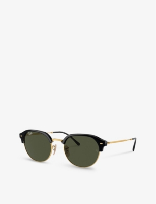 Ray Ban Ray-ban Womens Black Rb4429 Irregular-frame Injected Sunglasses In Black