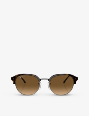 Ray Ban Ray-ban Womens Brown Rb4429 Irregular-frame Nylon Sunglasses