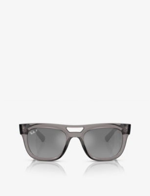 RAY-BAN: RB4426 square-frame injected sunglasses