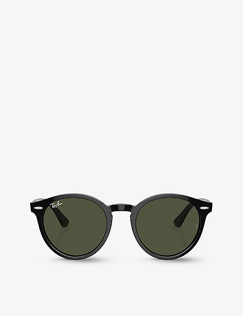 RAY-BAN: RB7680S Larry round-frame acetate sunglasses