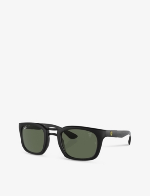 Ray Ban Ray-ban Womens Black Rb8362m Square-frame Acetate Sunglasses In Black