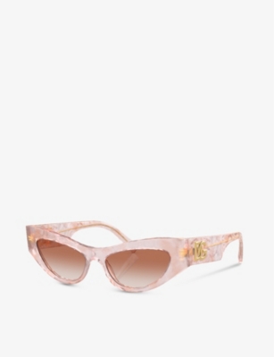 DOLCE & GABBANA: DG4450 cat-eye acetate sunglasses
