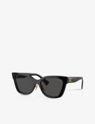 MIU MIU: MU 02ZS square-frame acetate sunglasses