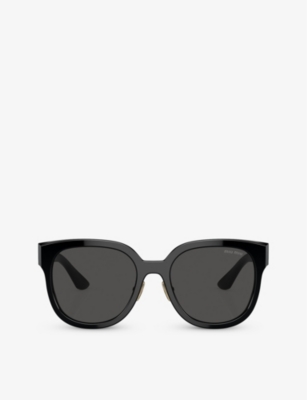 MIU MIU: MU 01ZS square-frame acetate sunglasses