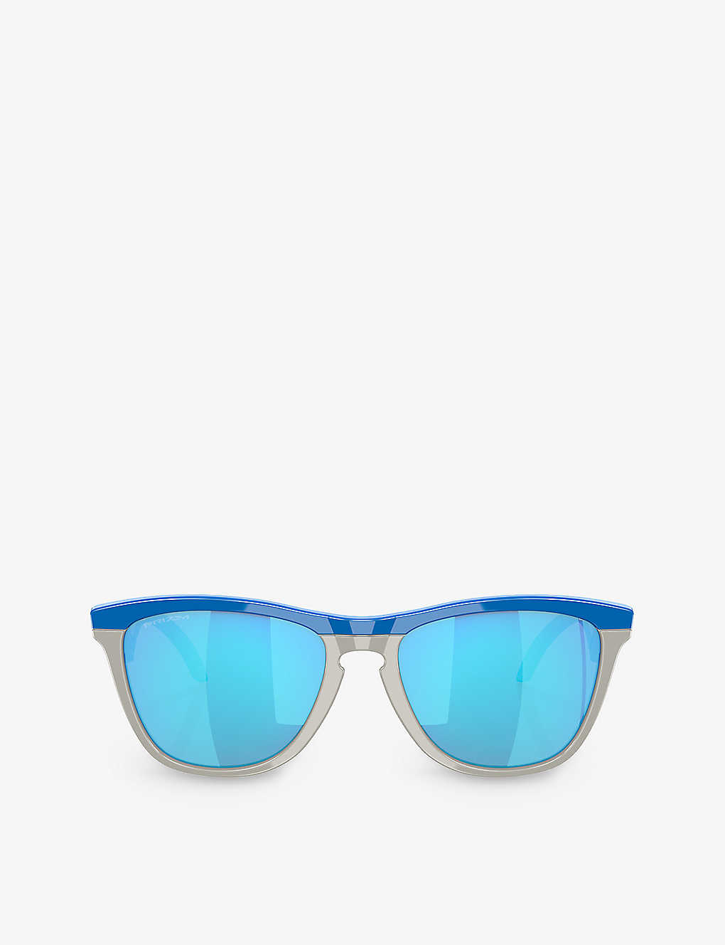 Oakley Womens Blue Oo9289 Frogskins Hybrid Rectangle-frame Acetate Sunglasses