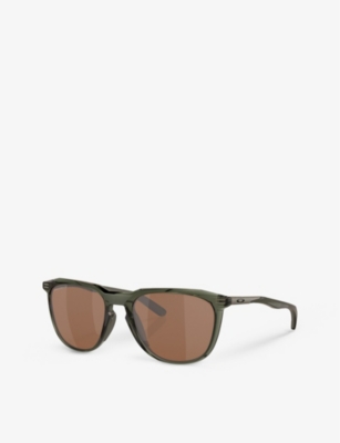 Oakley Womens Grey Oo9250 Acuator Rectangle-frame Acetate Sunglasses In Green