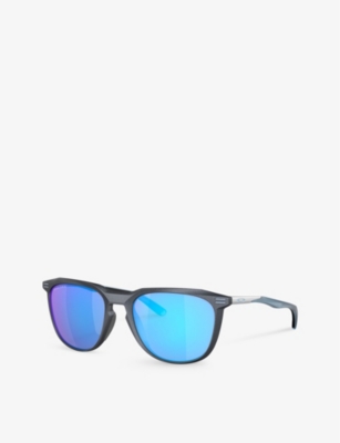 Oakley Womens Blue Oo9286 Thurso Round-frame Acetate Sunglasses In Blue