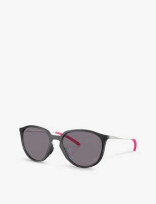 Shop Oakley Womens Black Oo9288 Sielo Round-frame O Matter™ Sunglasses