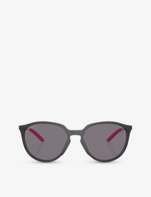 Oakley Women's Black Oo9288 Sielo Round-frame O Matter™ Sunglasses